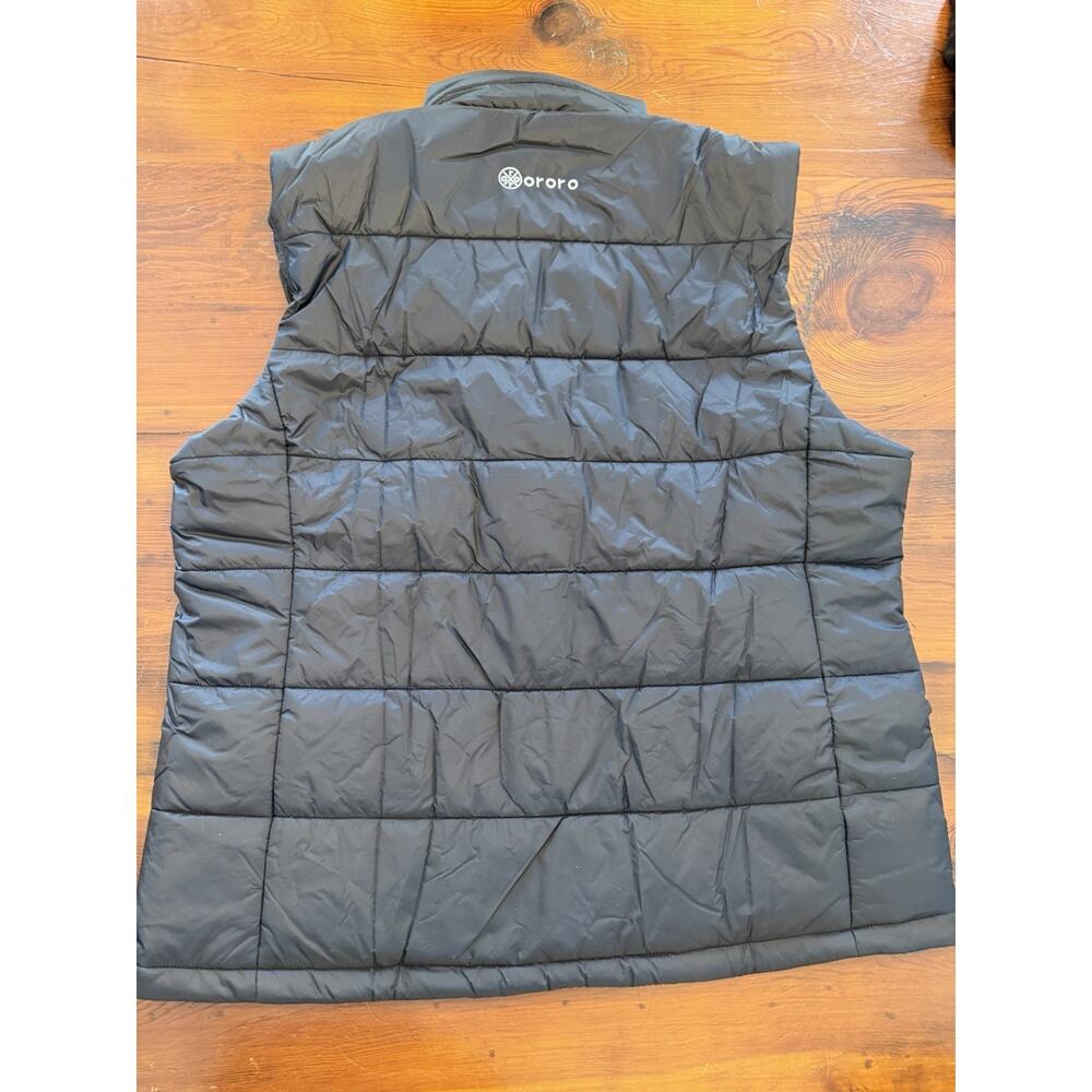 Ororo Men's Classic Heated Padded Vest With Battery & Charger Black Xl Nwt $200 — image 5 of 8